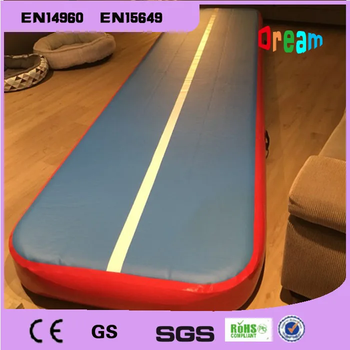 6x1x0.2m Air Track Inflatable Gym Air Mat,Air Floor Inflatable Tumbling Track Free one Pump