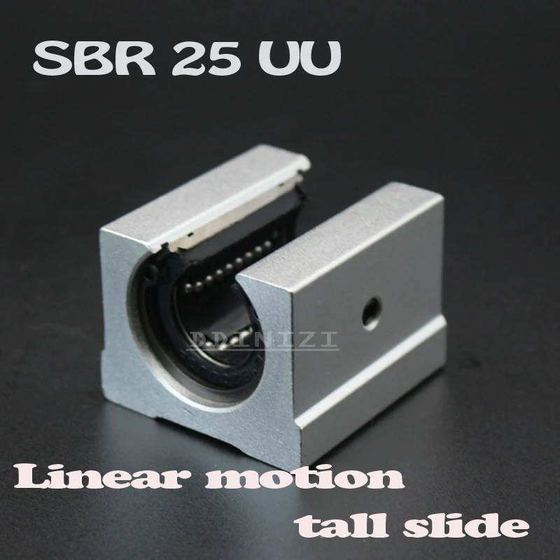 SBR25 SBR25UU 25mm Linear Ball Bearing Block Linear Rail For CNC Linear Guide Free Shipping