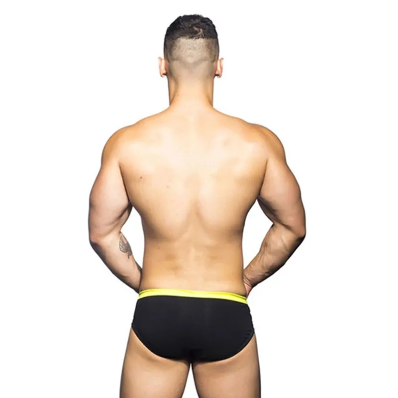 Sous-vêtements Sexy de marque à la mode pour hommes, culotte en coton solide, Slip Cueca 2018, Slip Gay doux de 2 couleurs, Offre Spéciale