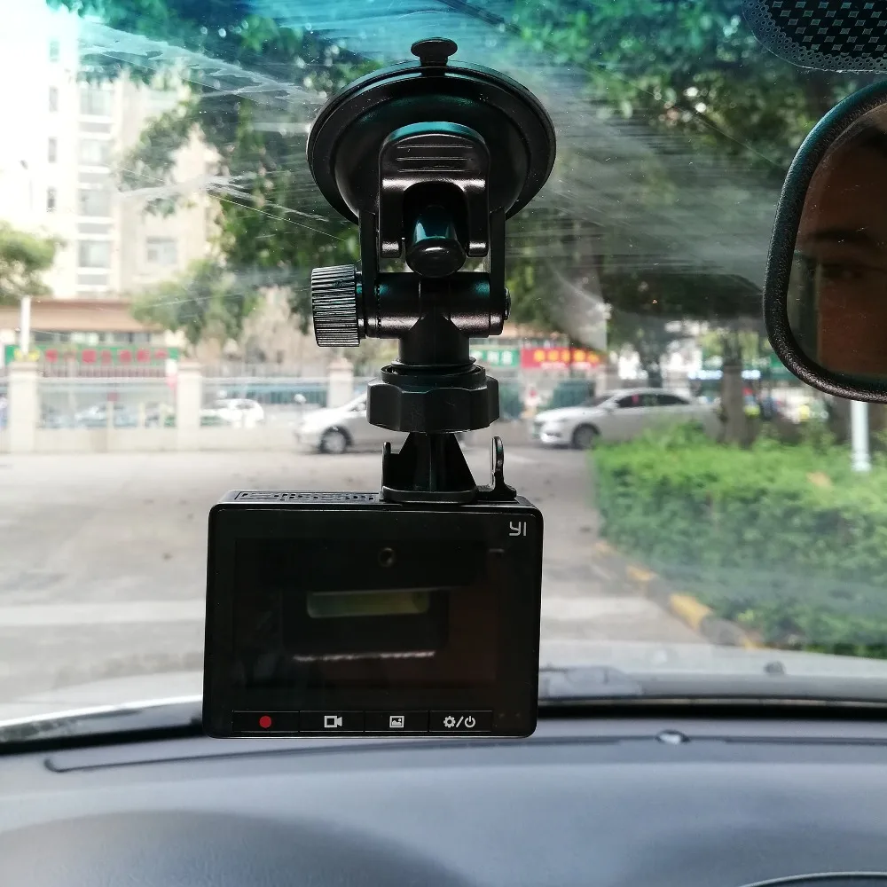 YI Dash Camera Mount Holder Vehicle Video Recorder/Car DVR Camera Windshield & Dashboard Suction Mount Holder
