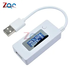 LCD USB Tester Voltmeter Ammeter Mobile Phone Power Bank Charger Voltage Current Capacity Tester Meter DC 4 -30V 50 -3000mA