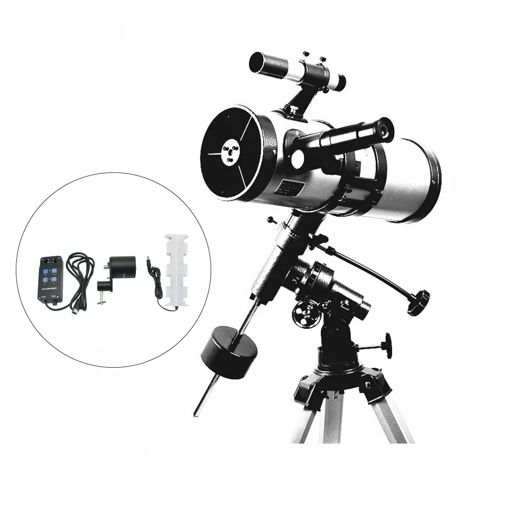 Visionking 114 / 1000mm EQ Equatorial Mount Space Astronomical Telescope & Tracking Motor