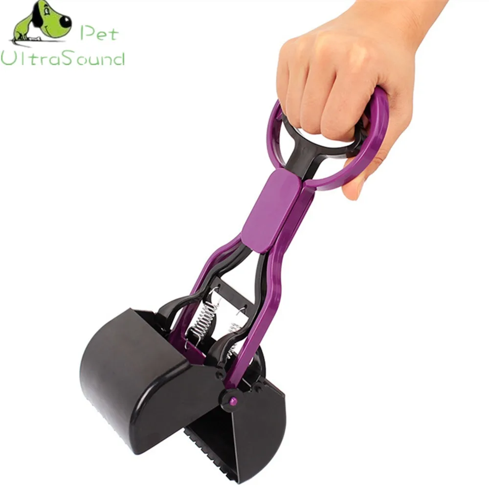 

Pet Dog Cat Pooper Scooper Long Handle Jaw Poop Scoop Outdoor Cleaner Waste Pick Up Convenient Dogs Cat Waste For Dog's Supplies