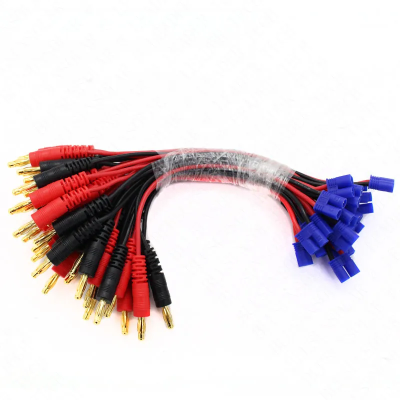 

100pcs/lot OEM quality EC2 Male to 4mm Banana Plug, For RC lipo battery