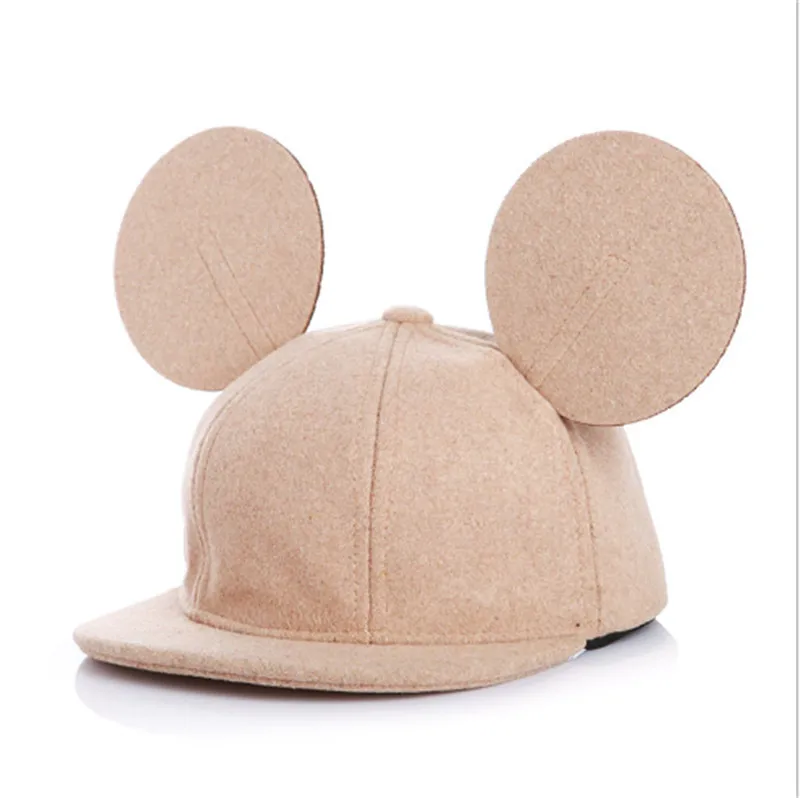 Casquette de baseball réglable pour enfants, chapeau plat chaud pour garçons et filles, belle oreille, mode bébé, nouveau