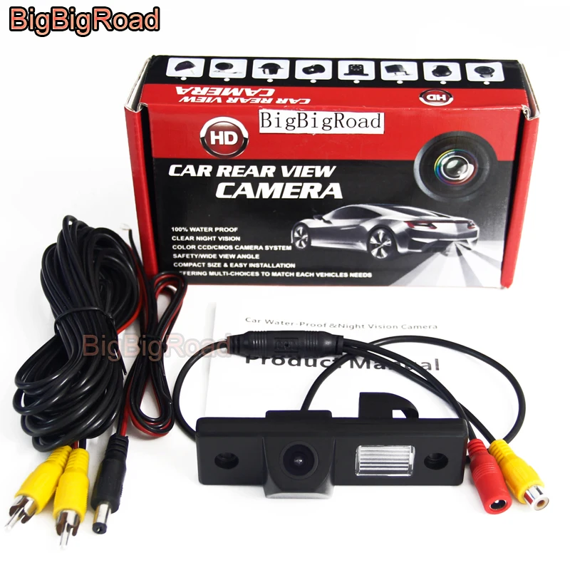 

BigBigRoad For Chevrolet Spark Epica Lova Cruze Lacetti HRV Car Rear View Backup Parking CCD Camera Night Vision Waterproof