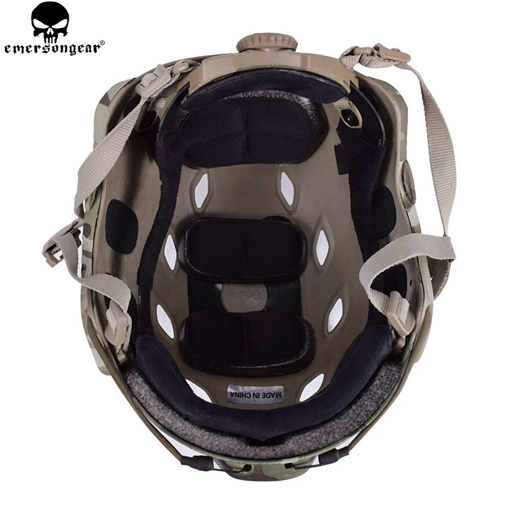 EmersonGear BJ Casco táctico negro ajustable