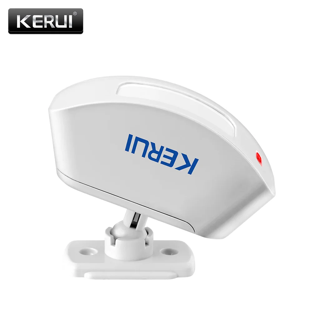 5 unids/lote KERUI P817 Detector de movimiento PIR infrarrojo inalámbrico Sensor de cortinas Compatible con sistema de alarma de seguridad antirrobo