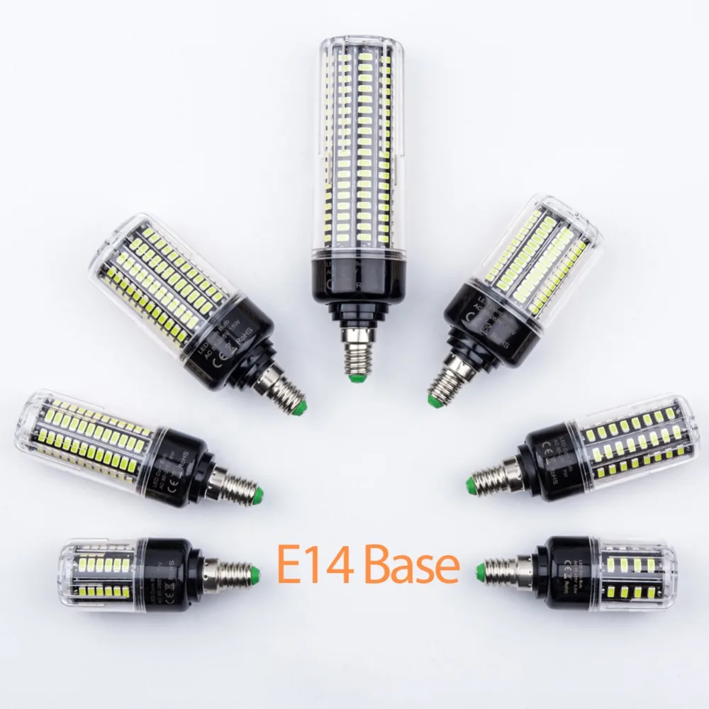 LED Lamp E27 Bulb E14 Corn Bulbs led 220V 3.5W 5W 7W 9W 12W 15W 20W Lampada 110V SMD5736 Energy saving Light For Home No Flicker