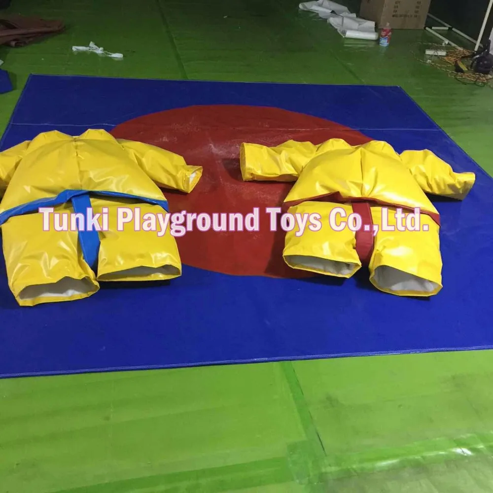 inflatable sports games foam padded sumo suit for hot sale junior