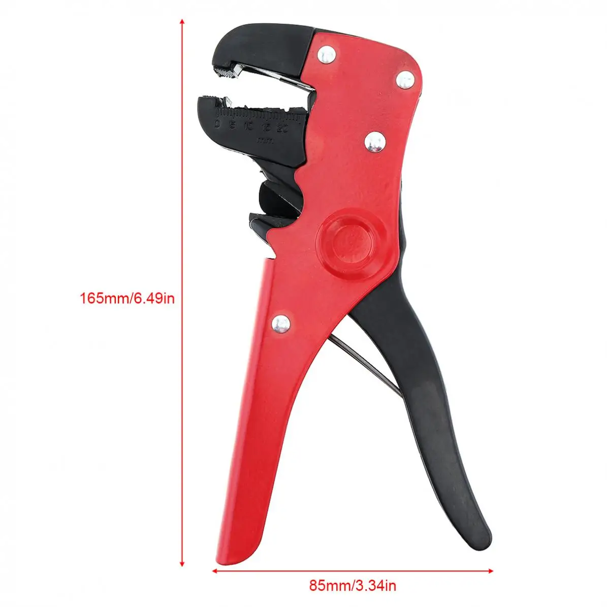 Plastic + Steel Portable Multifunctional Duckbill Type Stripper for Trimming and Stripping Wire with Reset Spring