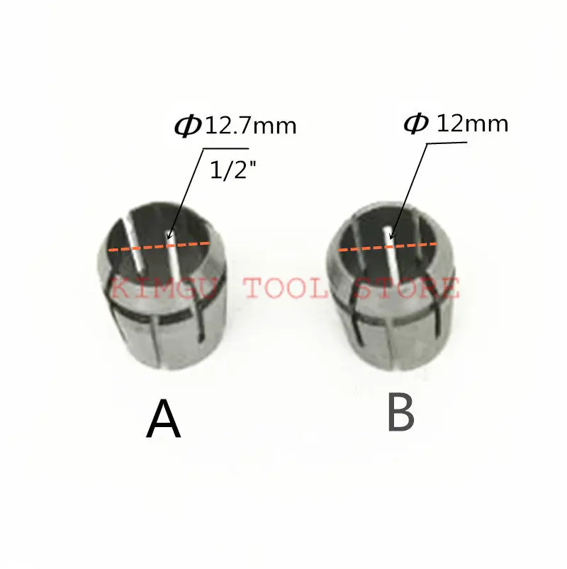 

Collet Cone 1/2" 12.7mm 12mm for Makita 763622-4 763628-2 3612Y 3612X 3612 3612T 3612CY 3612C 3612CT 3612BR 3600H MT360 router