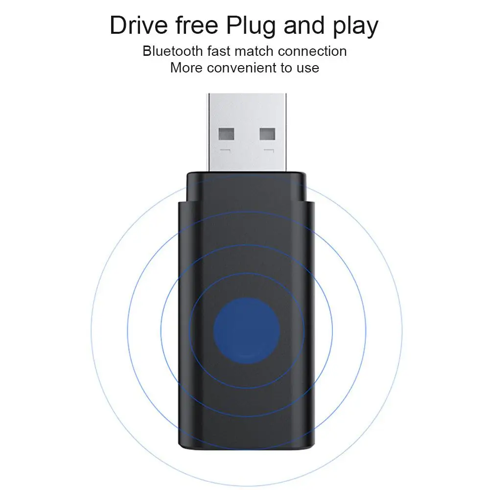 Adaptateur Audio sans fil universel USB 2 en 1, Bluetooth 5.0, émetteur tv, ordinateur, Mini récepteur, adaptateur HiFi avec prise AUX 3.5MM