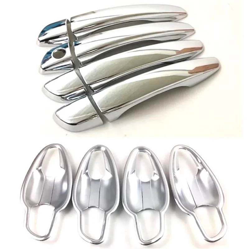 For Peugeot 5008 3008GT 3008 2016 2017 2018 2019 Auto Door Handle Cover Door Bowl Frame Trim ABS Chrome Car Styling Accessories