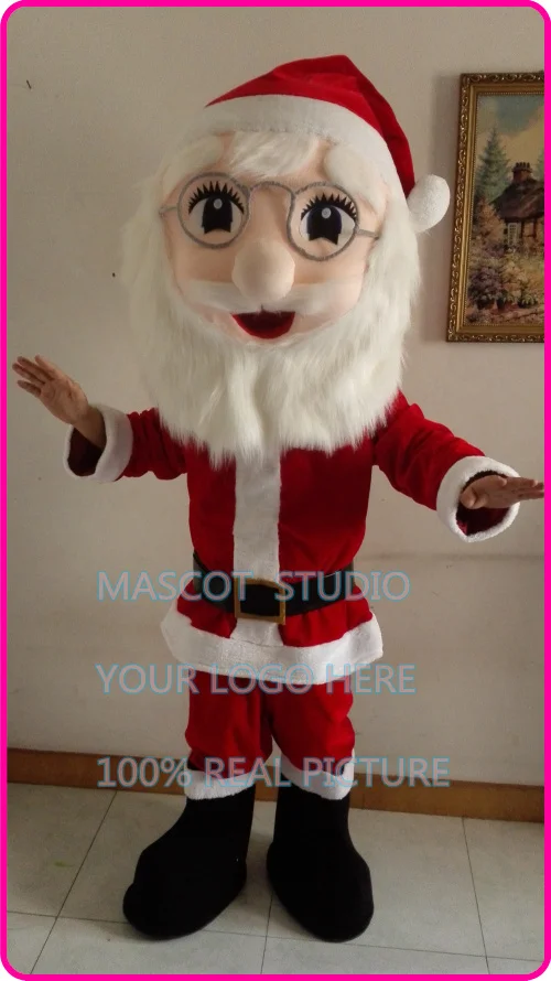 mascot Christmas man Santa Claus mascot costume custom fancy costume anime cosplay kits mascotte fancy dress carnival costume