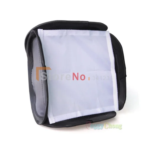 Máy ảnh Flash Diffuser 23 cm Mini Xách Tay 9 inch Softbox Diffuser cho Flash/Speedlite/Speedlight 23x23 cm