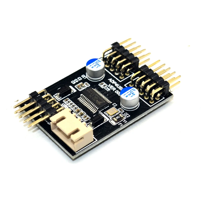 9pin USB Header 1 to 2 Extension Cable Desktop 9Pin USB HUB USB 2.0 9pin Connector Adapter Port Multiplier with SATA Power Cable
