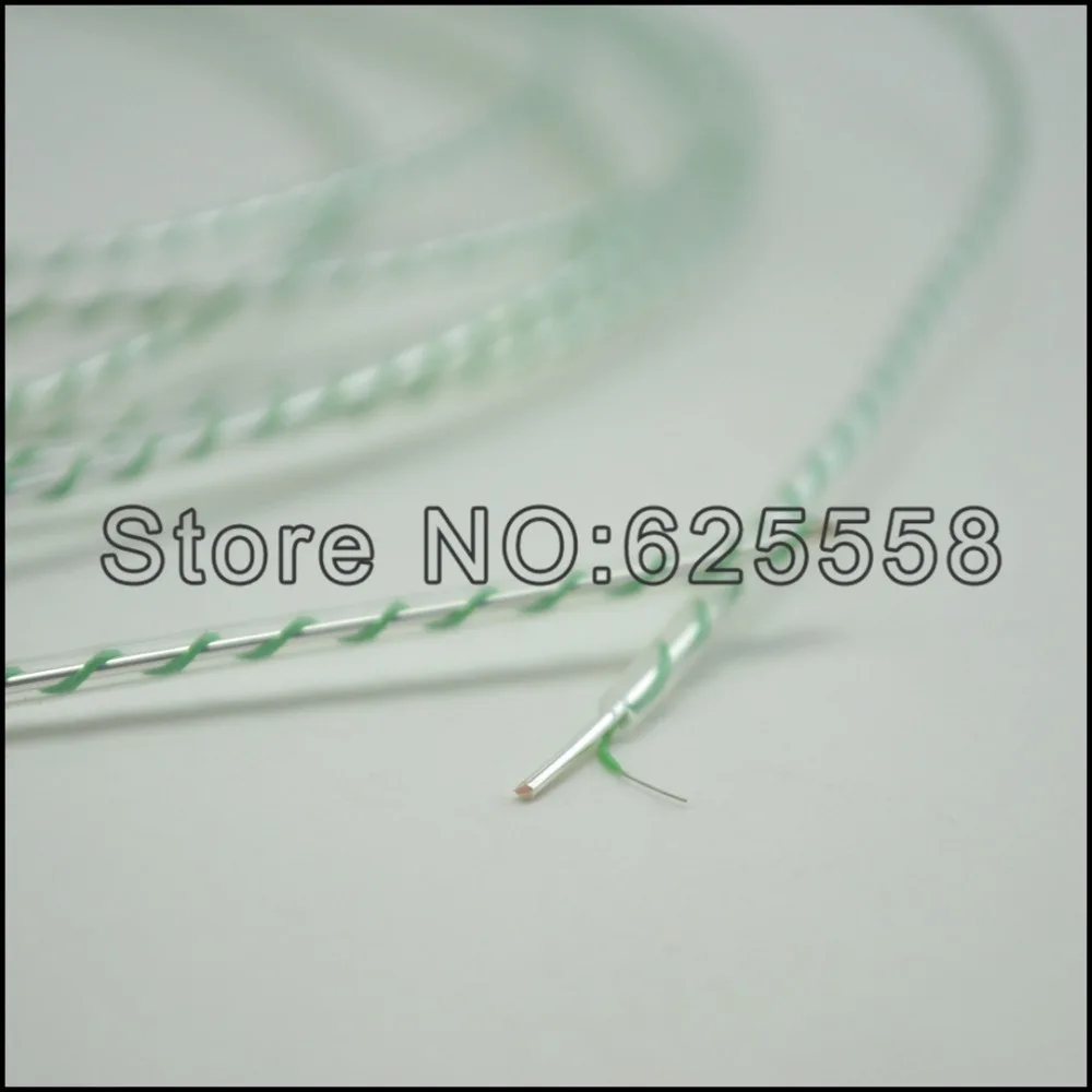 2 m hifi audio Top-bewertet 7N kupfer + reinem Silber DIY power kabel rca kabel lautsprecher kabel