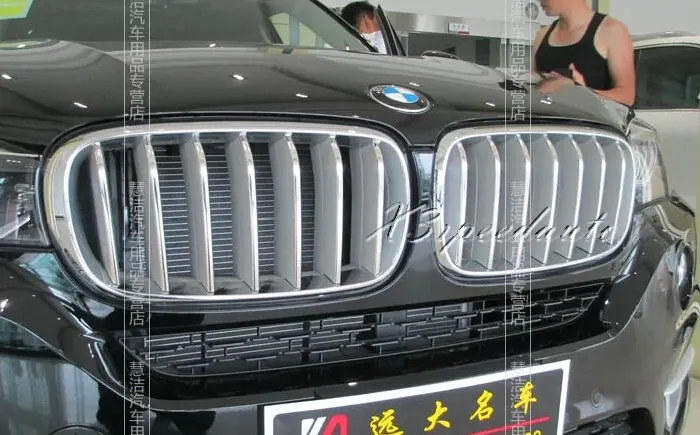 

New Car Styling Stickers Chromed Grill Grille Trim Cover For BMW X5 2014-2018