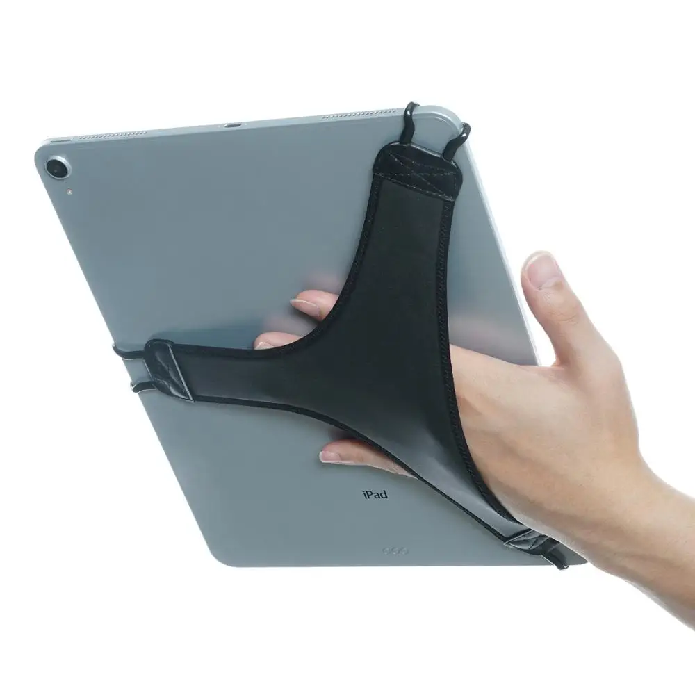 TFY Hand Strap Holder Finger Grip with Soft PU, compatible with iPad Pro 12.9