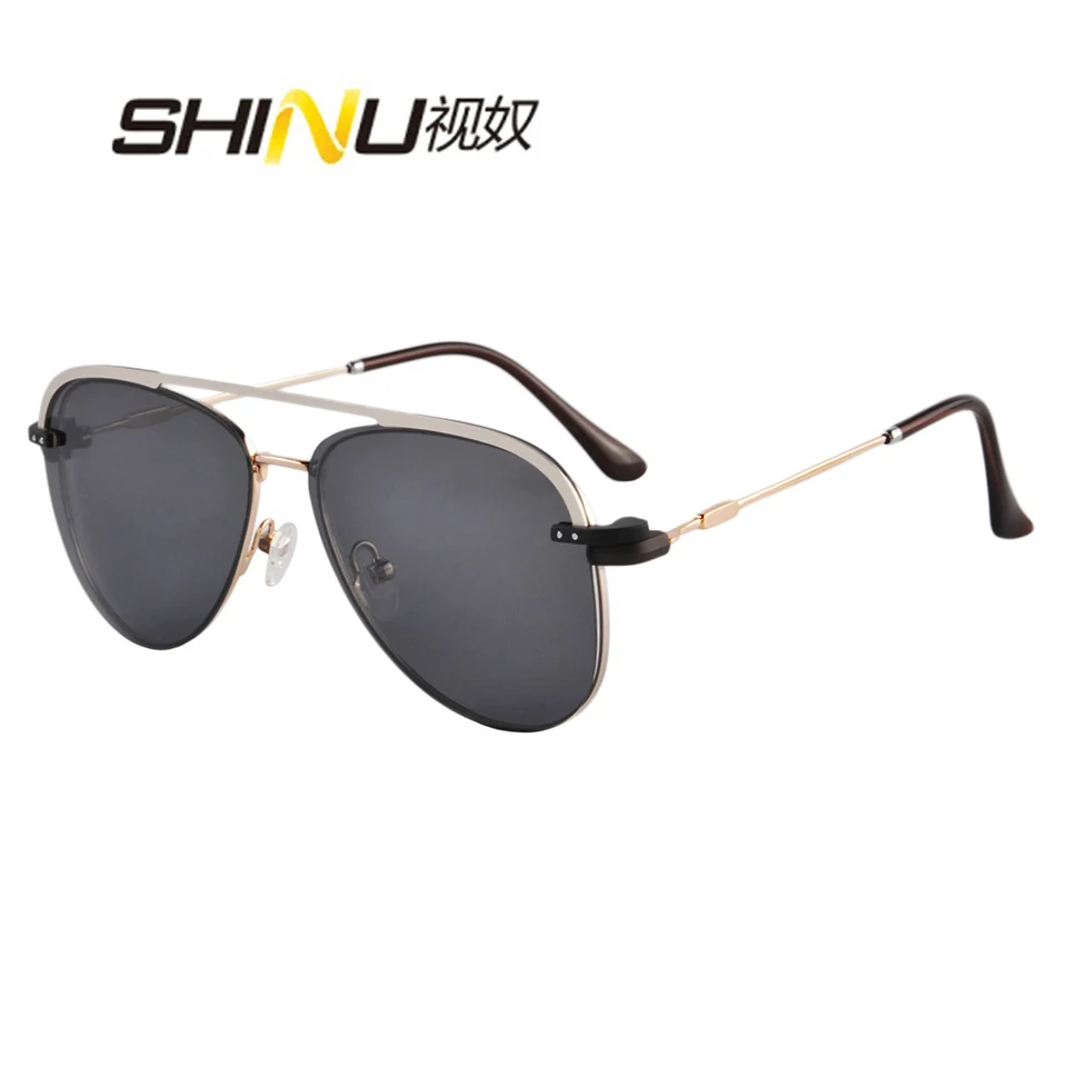 

SHINU brand polarized sunglasses clip-on metal opitcs frame pectacles frame both prescription or sunglasses together customized