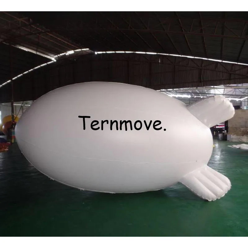 inflatable helium airship 0.18mm pvc trade show Custom inflatable blimp,zeppelin helium balloon without logo