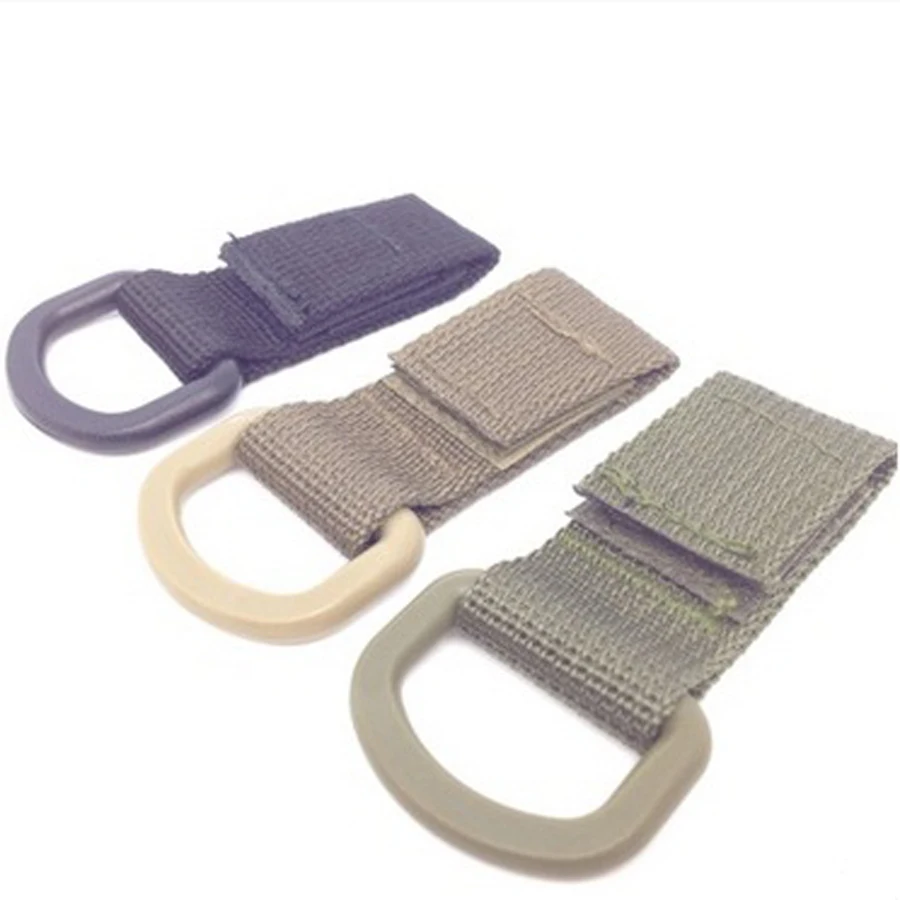 10pcs edc בחוץ קמפינג טקטי ניילון מוליך אבזם רב תפקודי carabiner תלוי backleflew086