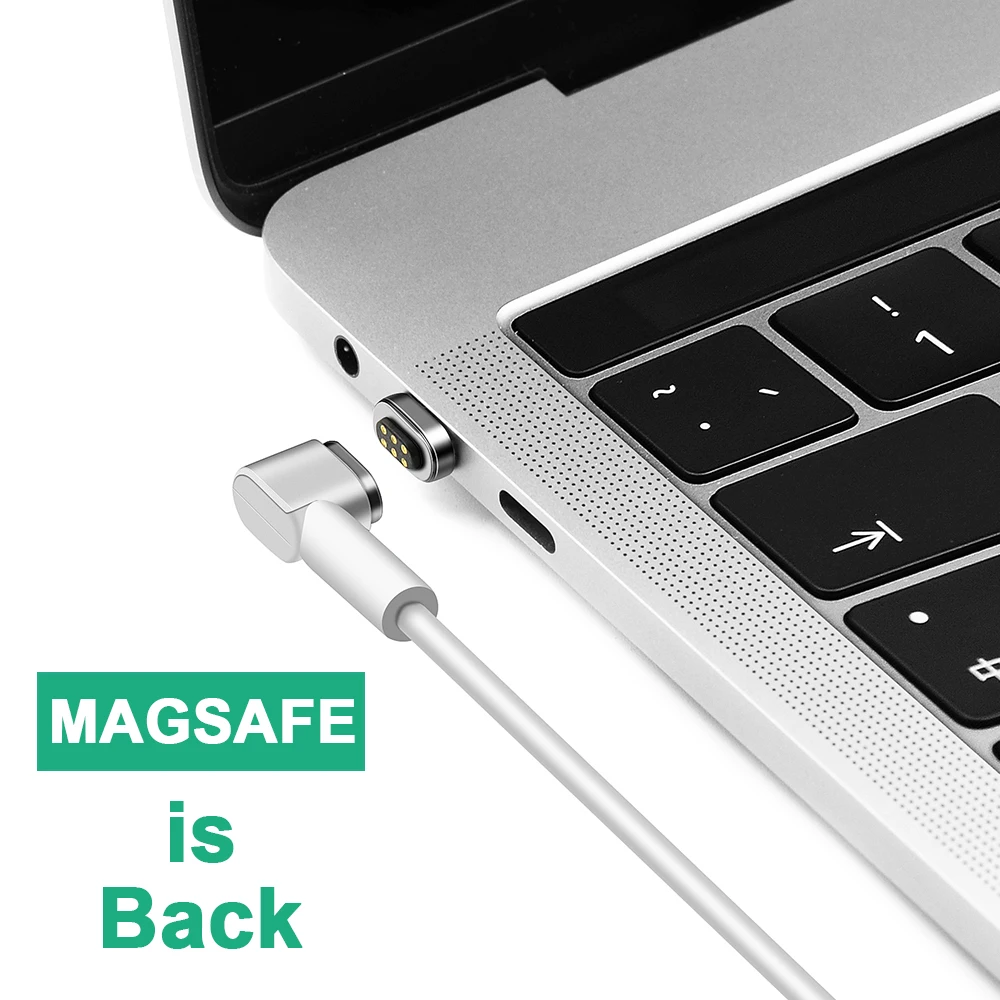 

Магнитный адаптер USB C на USB C, поддержка быстрой зарядки, 4,3 А, 87 Вт