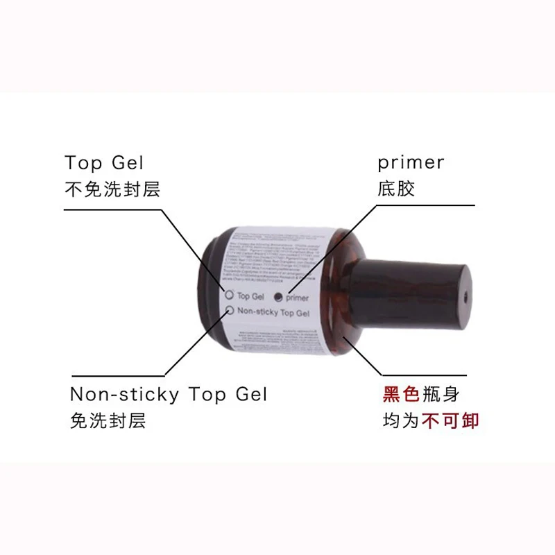 Professional เล็บยาวนานเจล Top Coat 14ml TOP เจลสำหรับ UV GEL อะคริลิคเล็บเครื่องมือ