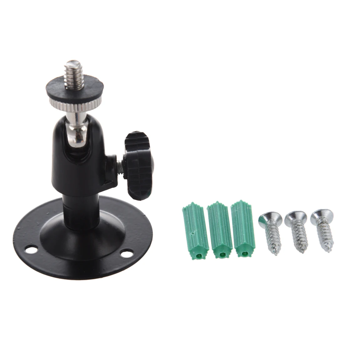 ウォールマウントブラックメタル監視カメラウォールマウント7,62センチ