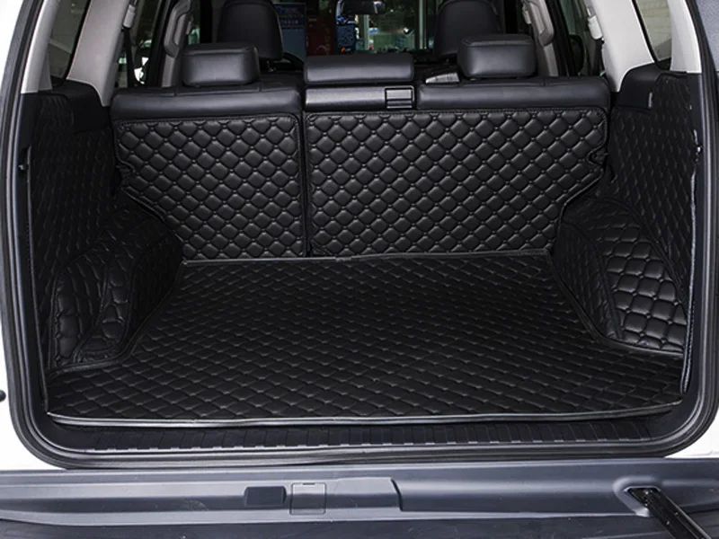 Newly! Special trunk mats for Toyota Land Cruiser Prado 150 5 seats 2017-2010 waterproof cargo liner boot carpets,Free shipping