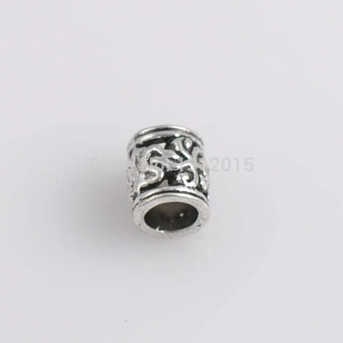 DIY 10PCs Tibetan Silver Metal Alloy Spacers Charm Beads Fit Bracelet 9x8mm YTC0029