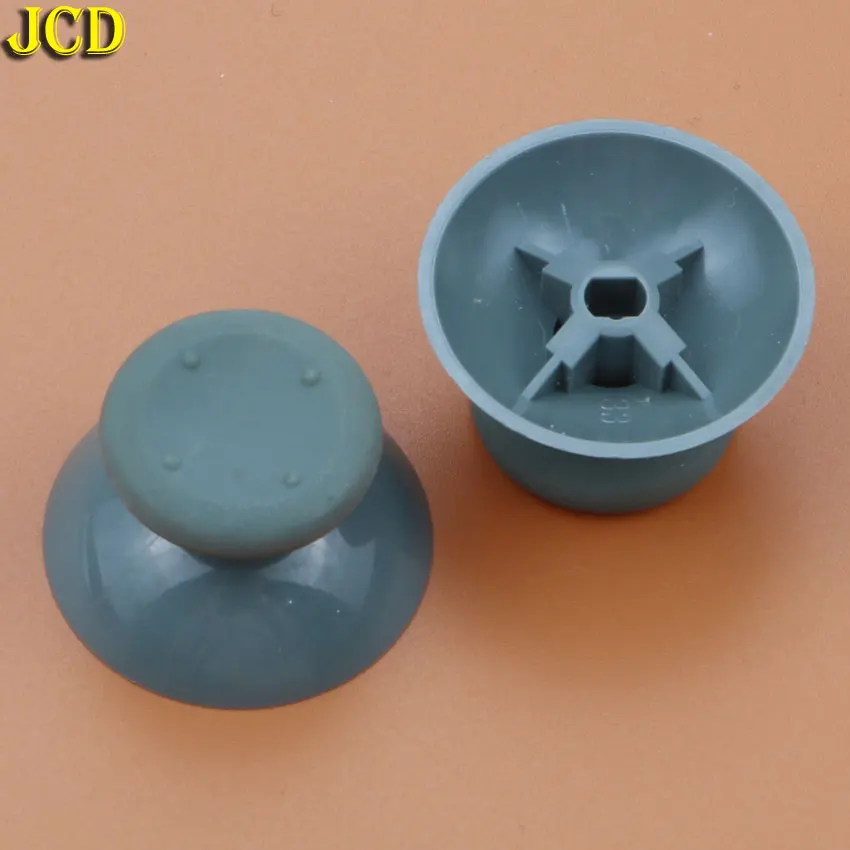 JCD 2pcs Gray 3D Analog Joystick Cover Mushroom Joystick Cap For Microsoft xbox 360 Controller