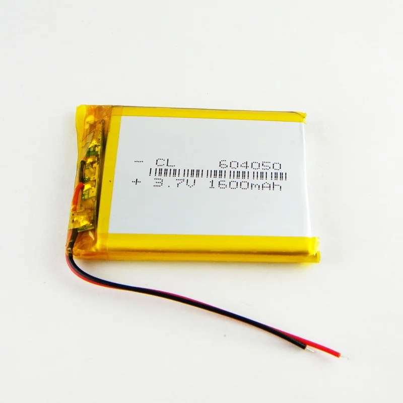 Brązowy E droga drogowa Y70 drogowego T71 baterii 604050 3.7 V bateria litowa 1600 MAH nawigator akumulator litowo-jonowy