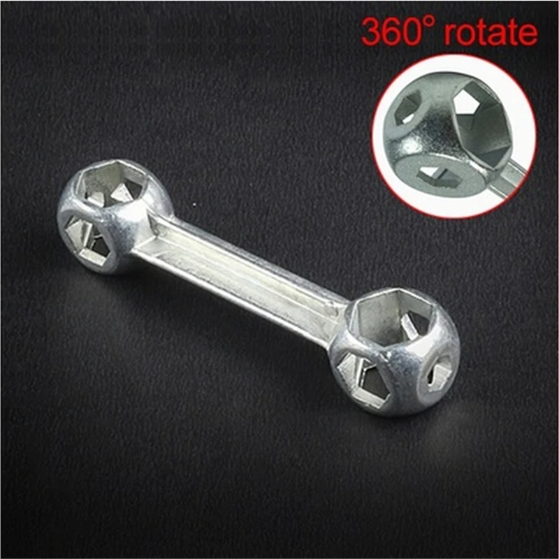 10 in 1 durable and practical hand tools alloy dog bone shape bike hexagon wrench portable repair tool