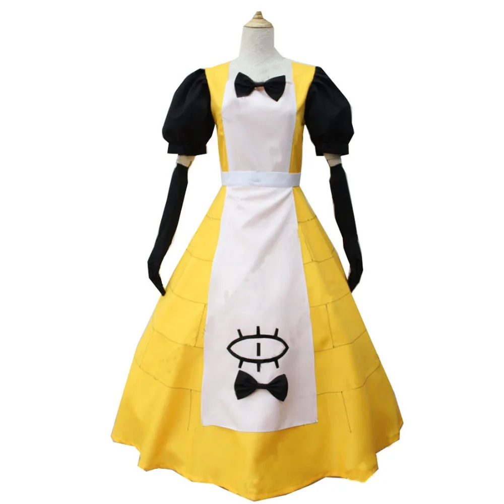 2022 Bill Cipher Cosplay Costume Mystery Attack Outfit Halloween Costumes with hat Women Version