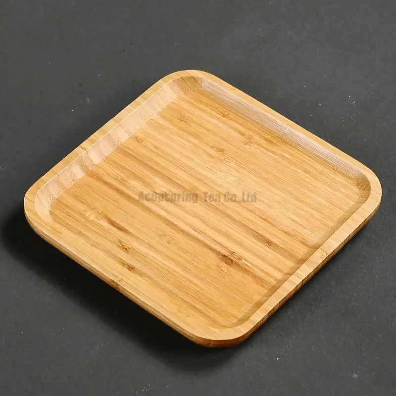 Square Bamboo Tea Tray/Teable/Plate,Chinese Kungfu Tea Ceremony teaset/tool,for puerh/pu'erh/white/green/Oolong/Black/White tea