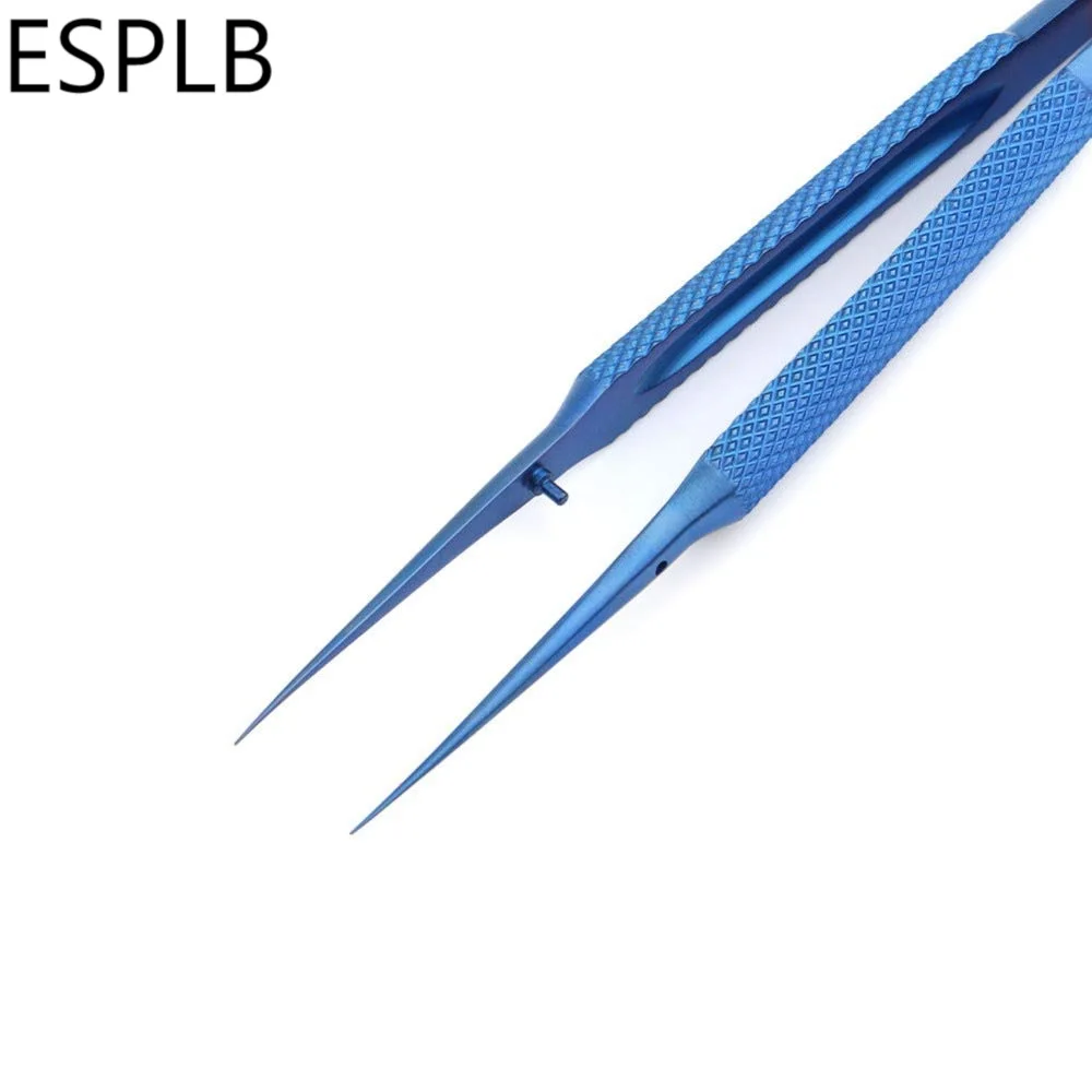 Titanium Alloy/Stainless Steel Tweezers Precision Fly Line 0.15mm Straight/Curved Tip Fingerprint Electronic Components