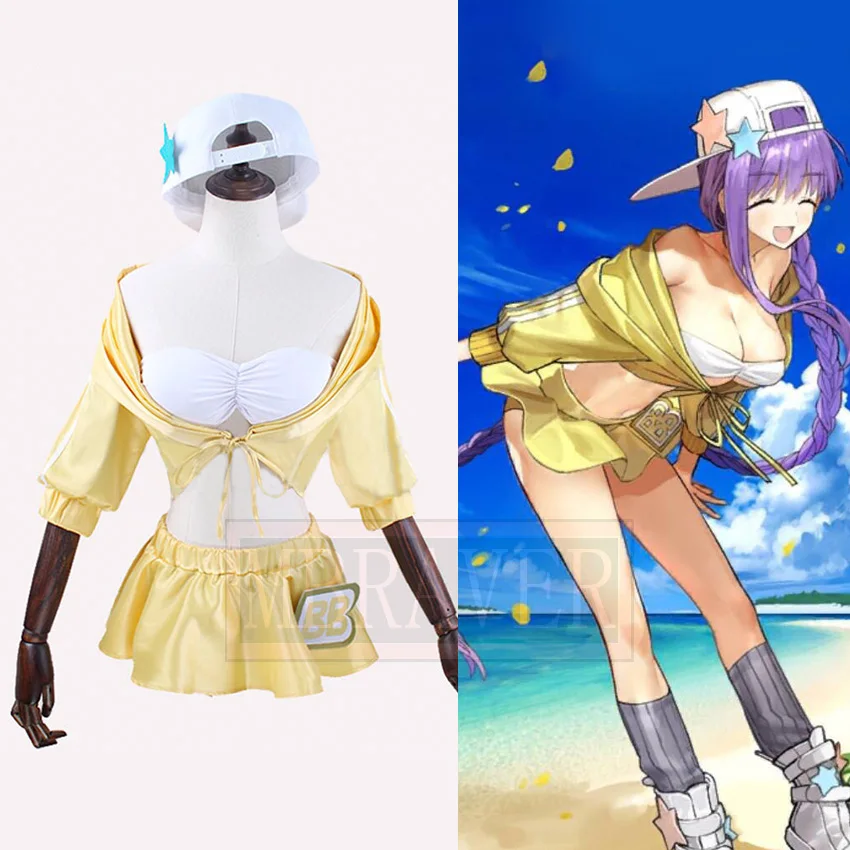 

Fate Grand Order Moon Cancer BB Halloween Christmas Swimming Cosplay Costume Uniforms Tailor made Any Size