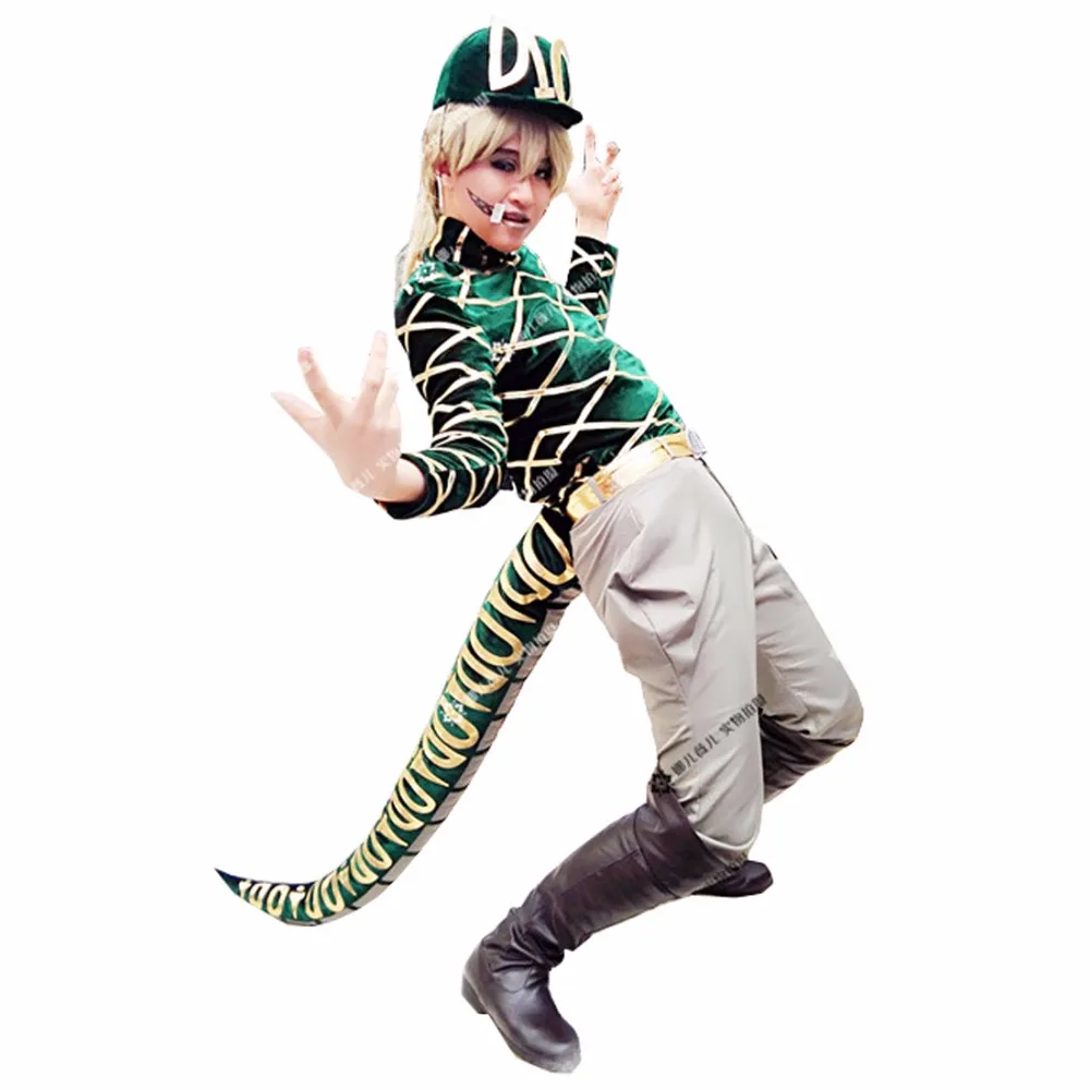 2024 Diego Brando DIO Uniform Cosplay With Hair Wig And Boots