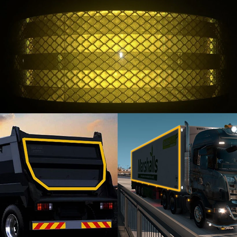 50mm X25m  Reflective car Stickers Adhesive Tape For car Safety