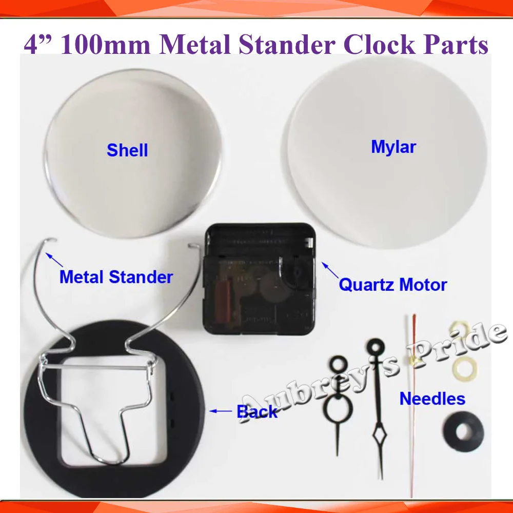 100Sets Large 4inch 100mm Clock Metal Stander Button Making Supplied Badge Maker Machine