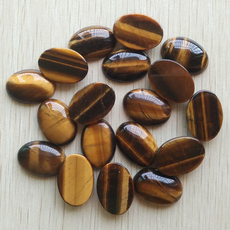 high quality natural tiger eye stone Oval CABOCHON beads for jewelry Accessories making 18x25mm Wholesale 30pcs free shipping