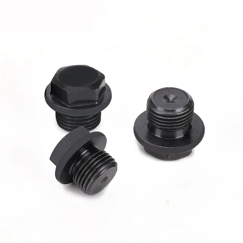 

1/8" 1/4" 3/8" 1/2" 3/4" 1" BSPT Male Carbon Steel End Plug With Flange Hex Head Hydraulic