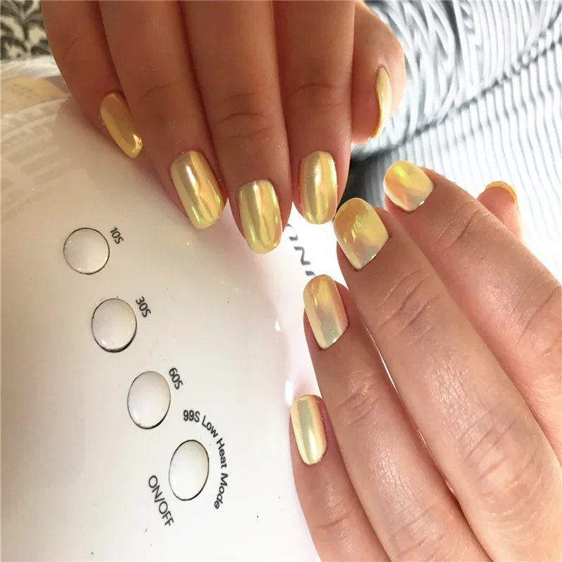 TCWB222 New Arriving Unicorn Powder Mermaid Nail Art  Aurora Chrome Pigment  best effect  for nail Art  or other deco