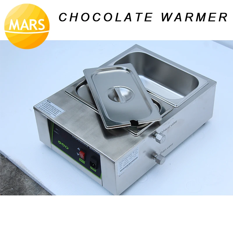 MARS edelstahl Schokolade schmelzen maschine Tabelle Top Schokolade Anlassen Maschine Sauce Wärmer für Kommerziellen Verwendet