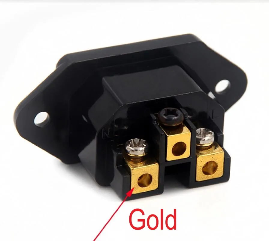 Adaptador IEC Hembra Audio HiFi – Toma Corriente AC