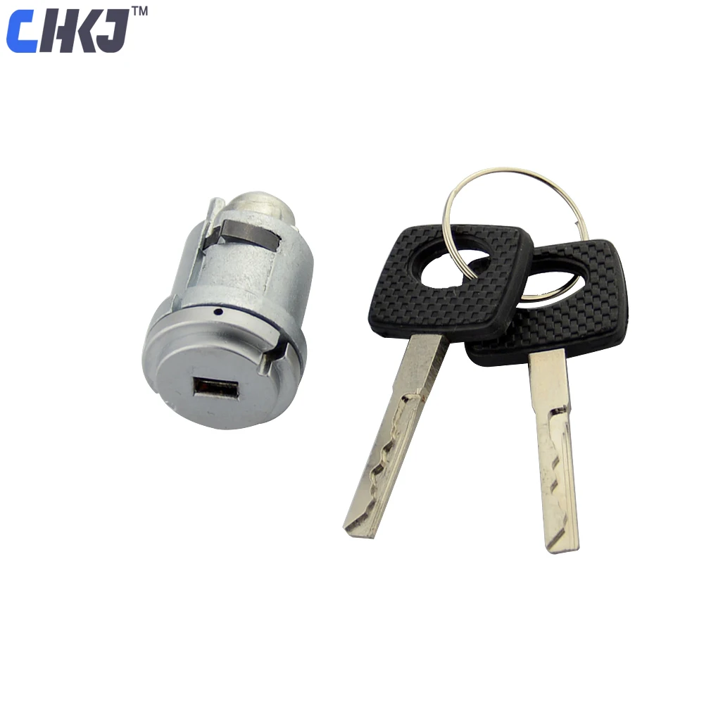 CHKJ 1PC Car Ignition Lock Cylinder Barrel Lock Core with 2 Key For Mercedes Benz Anti-Theft Milling Door Lock Set Free Shipping