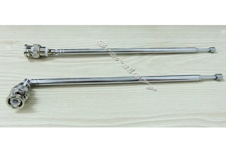 2pcs 600mm Telescopic Antenna BNC connector Portable Radio Scanner VHF UHF s787