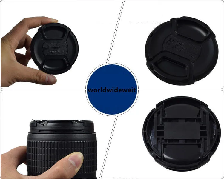 1 pieza de 52 mm de diámetro. Cubierta de tapa de lente para cámara modelo Nikon 18-55 D5500 D5300 D3300
